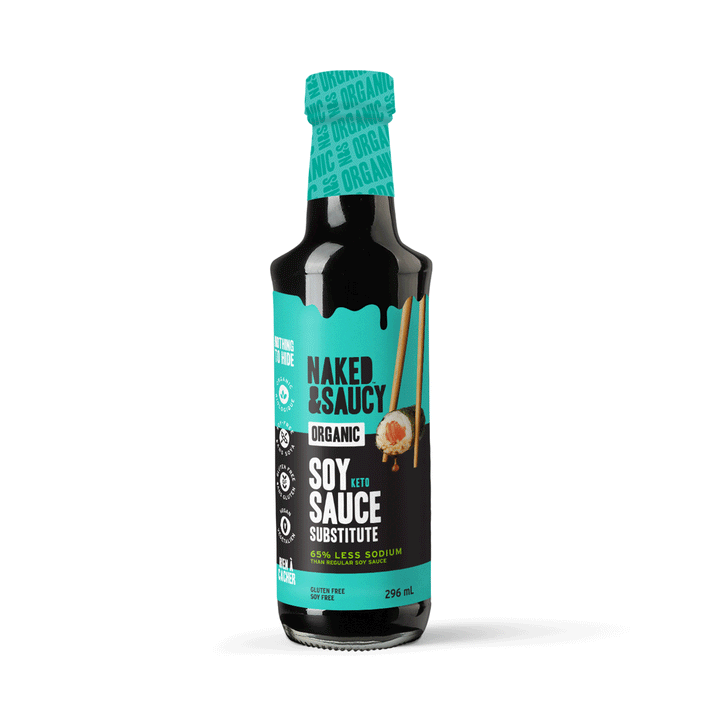 Naked & Saucy Organic Soy Sauce Substitute - Perfectly Salted, 296ml