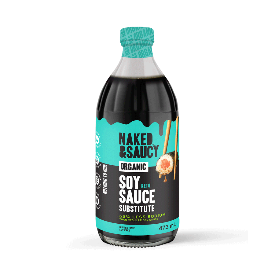 Naked & Saucy Organic Soy Sauce Substitute - Perfectly Salted, 473ml