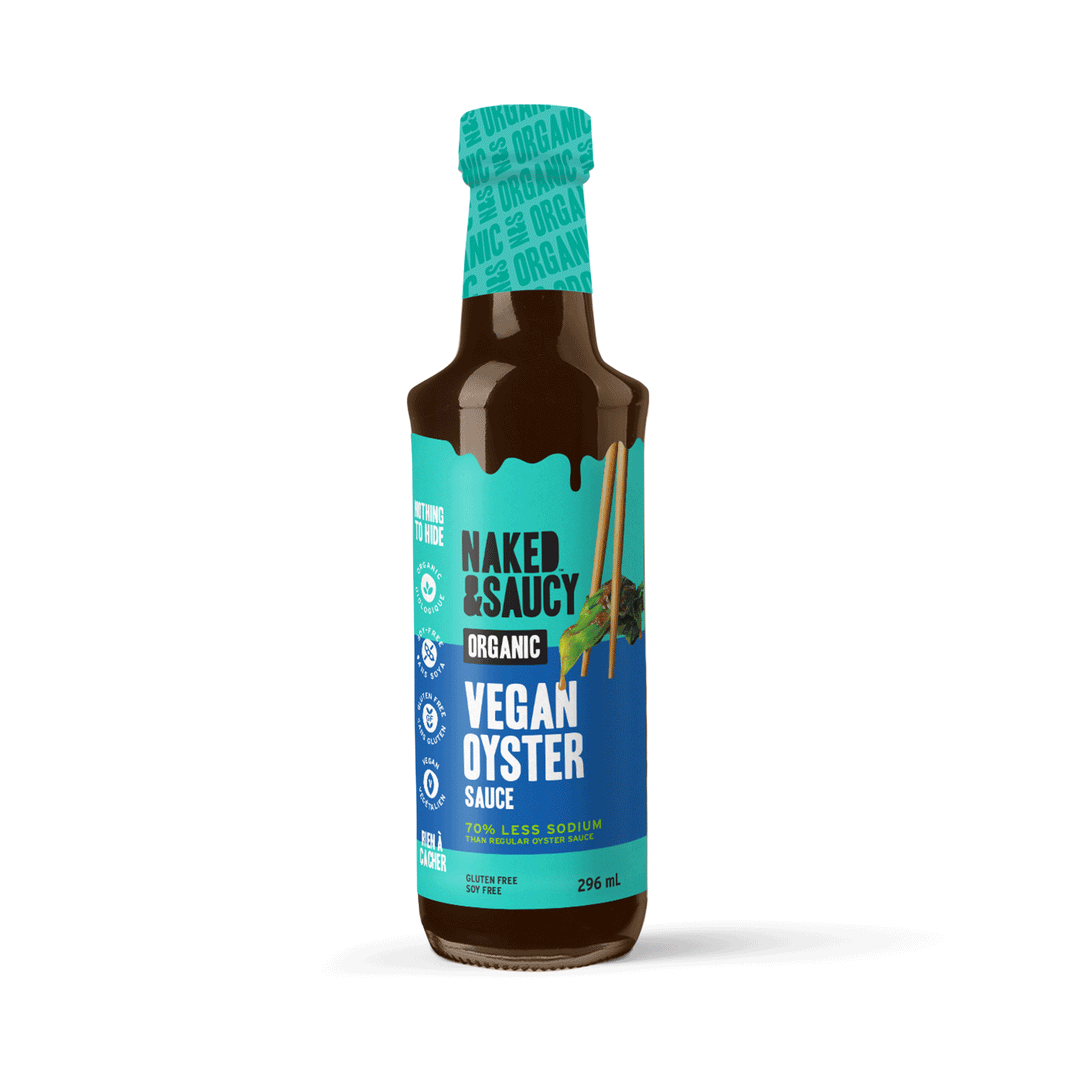 plant based oyster sauce Naked & Saucy Organic Vegan Oyster Sauce, 296ml – Rise Market