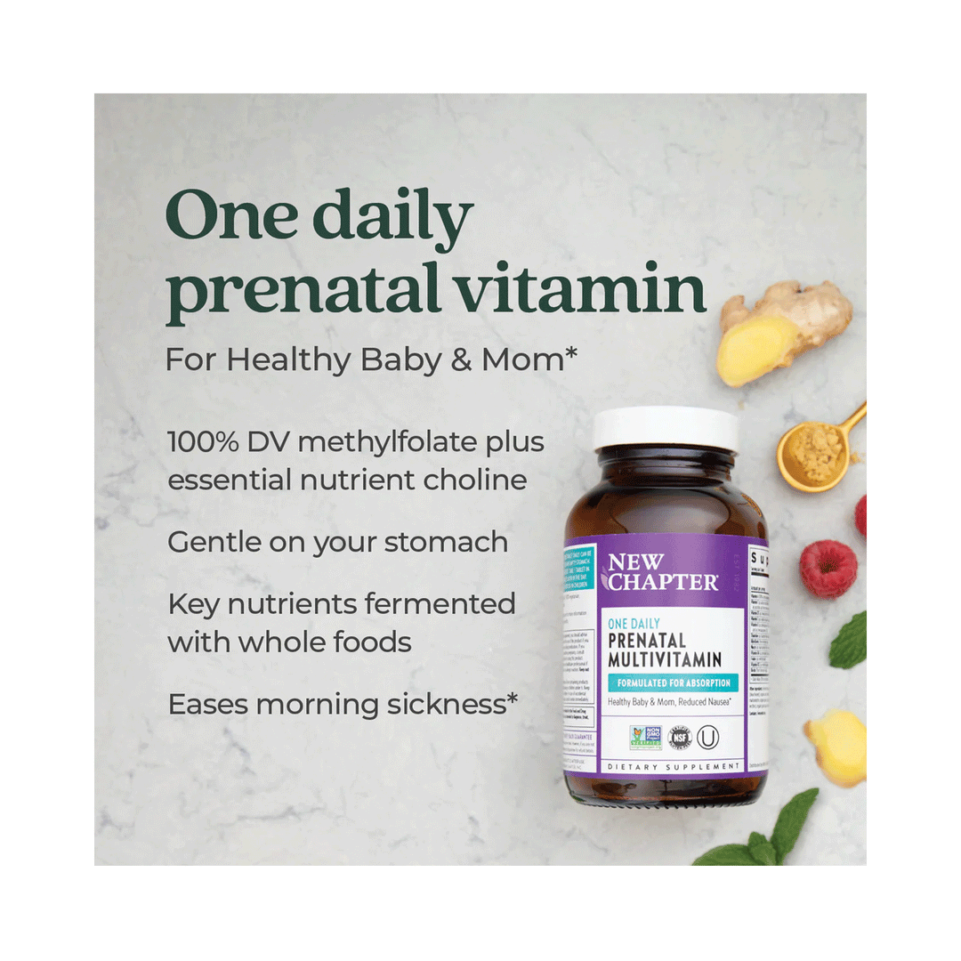 New Chapter Prenatal One Daily Multivitamin, 30 Tablets