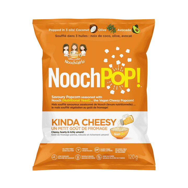NoochPop Kinda Cheesy Popcorn, 120g
