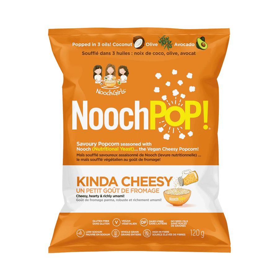 NoochPop Kinda Cheesy Popcorn, 120g