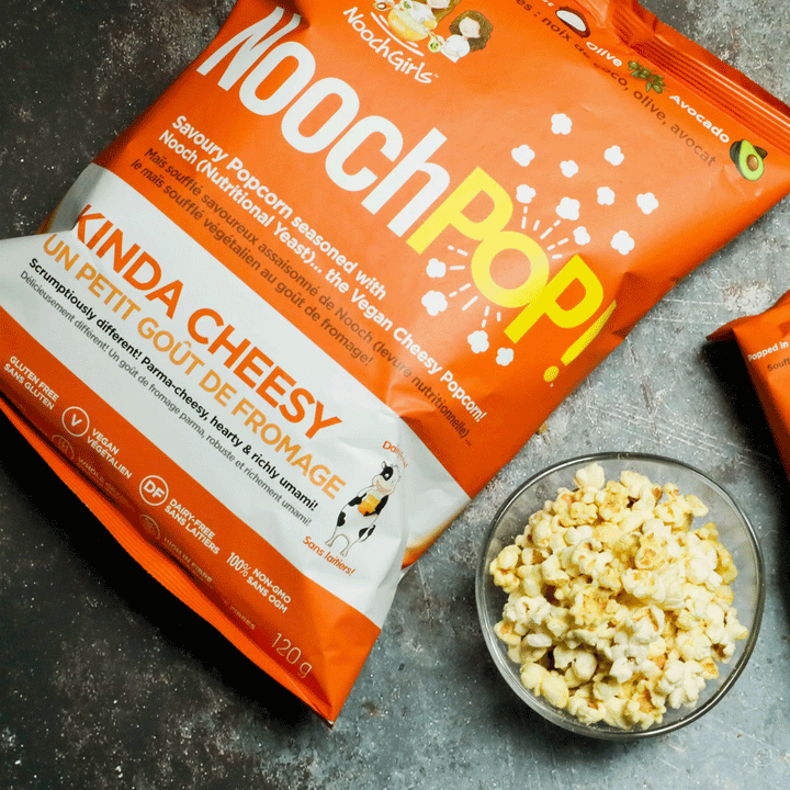 NoochPop Kinda Cheesy Popcorn, 120g