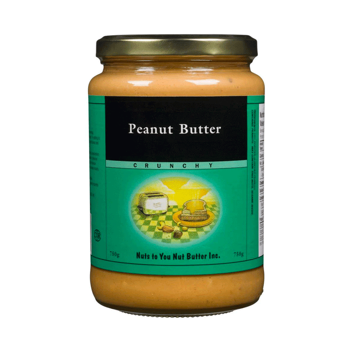 Nuts To You Natural Peanut Butter - Crunchy, 750g