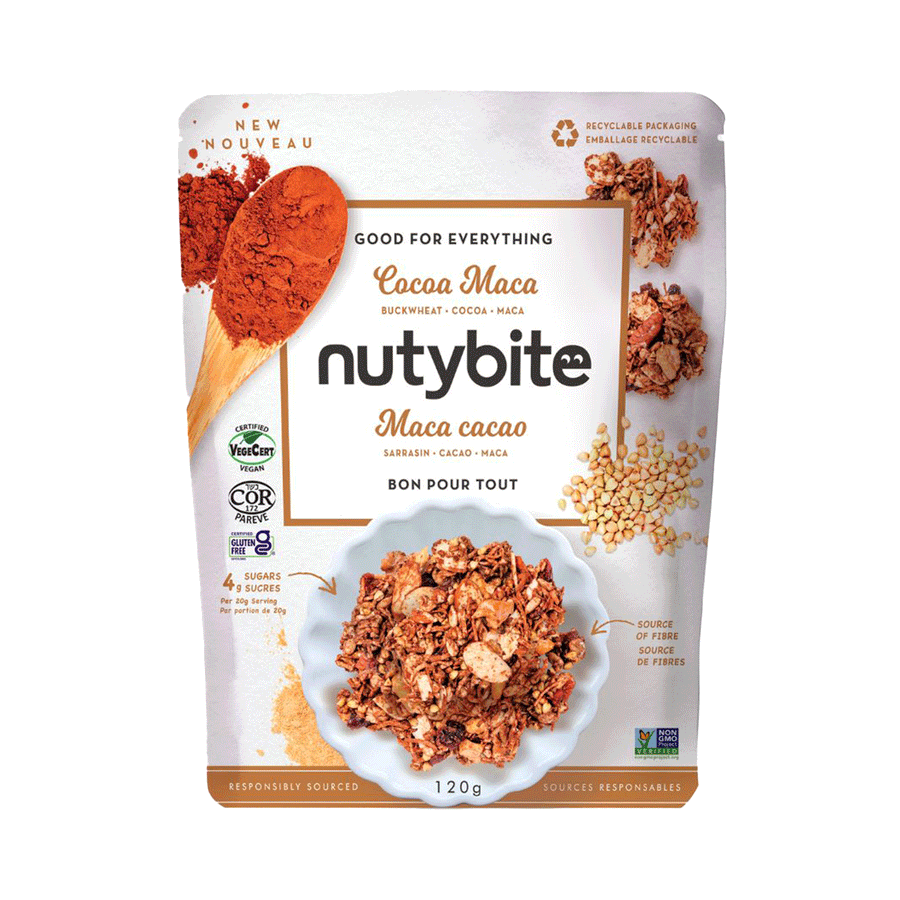 Nutybite Cocoa Maca Granola Clusters, 120g