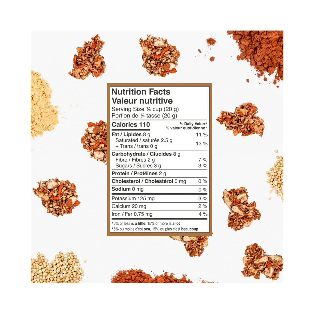 Nutybite Cocoa Maca Granola Clusters, 120g