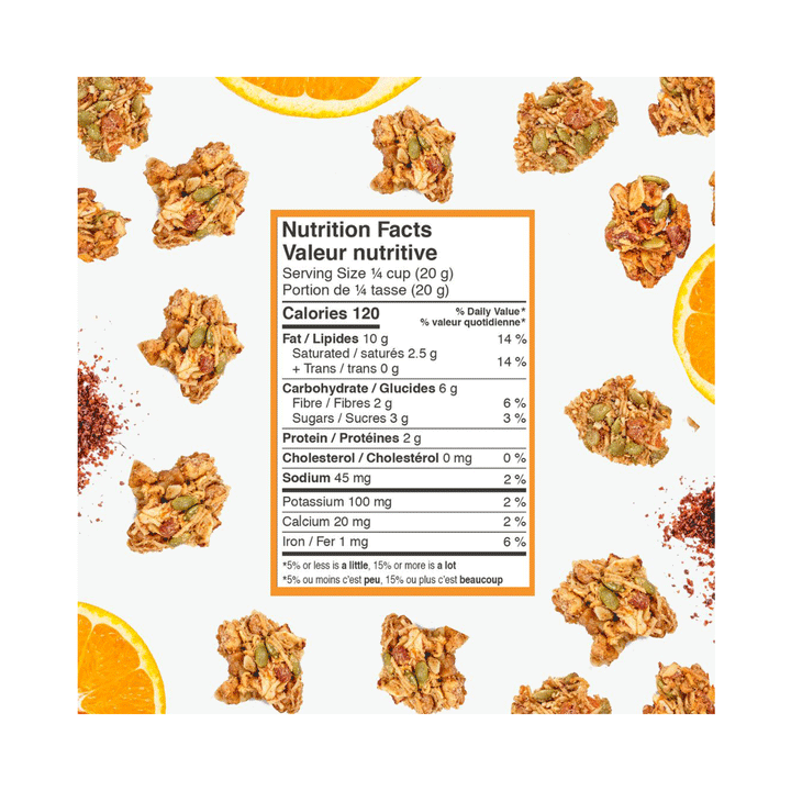 Nutybite Orange Tahini Granola Clusters, 120g