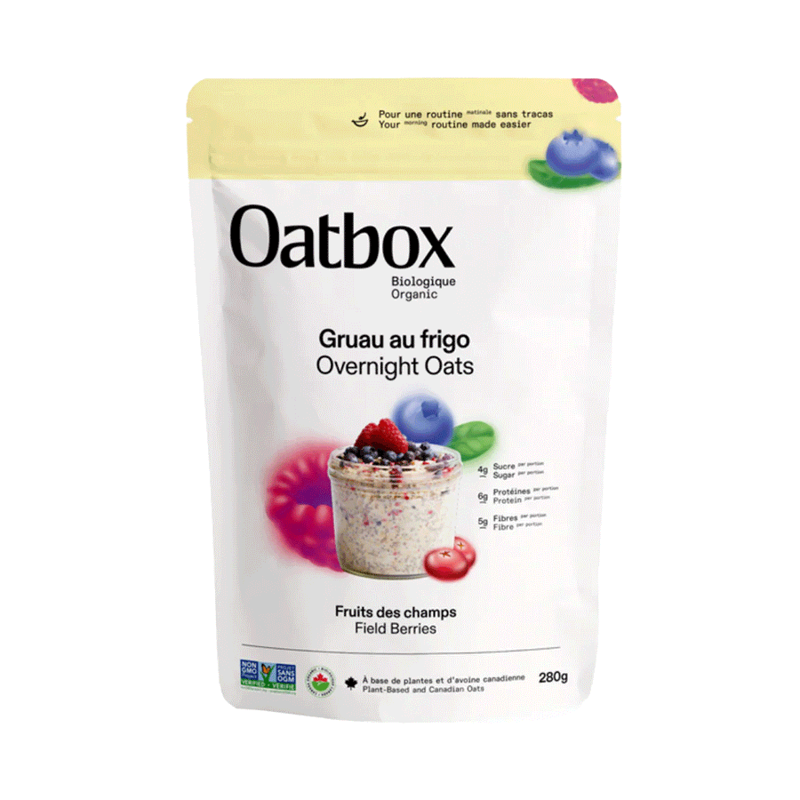 Oatbox Field Berries Overnight Oats, 280g