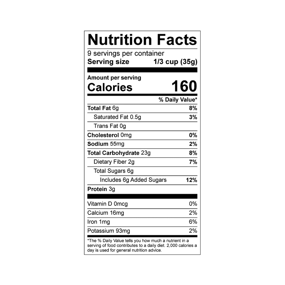 One Degree Sprouted Oat Vanilla Chia Granola, 312g