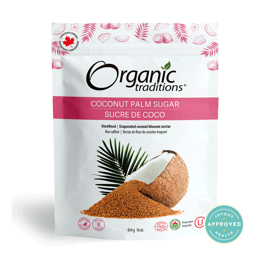 Organic Traditions Coconut Palm Sugar, 454g