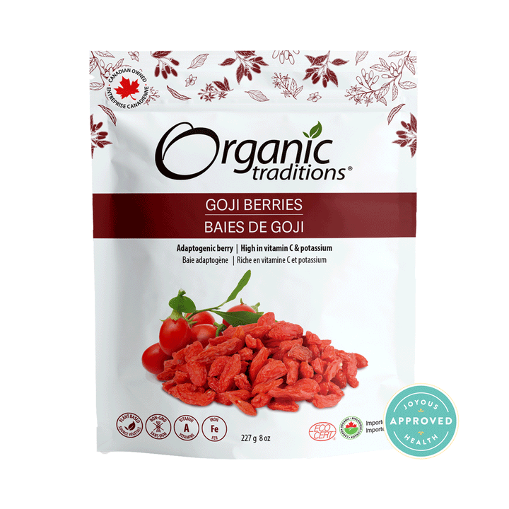 Organic Traditions Dried Goji Berries, 227g