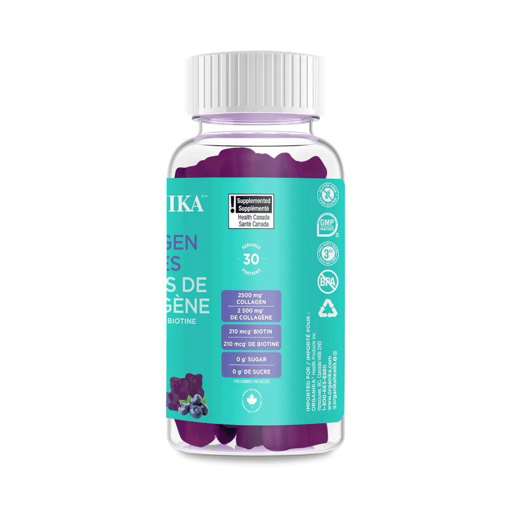 Organika Collagen Gummies With Biotin - 90 Gummies