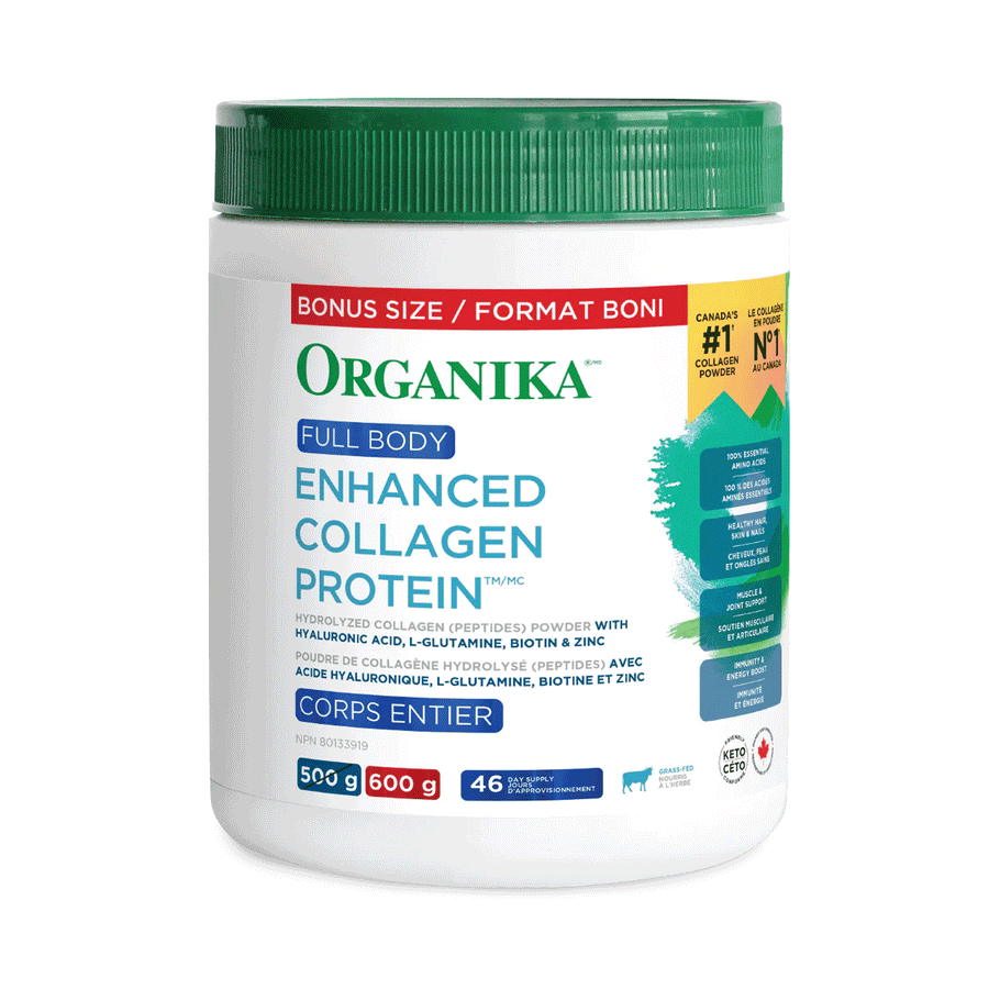 Organika Full Body Enhanced Collagen Protein, 600g