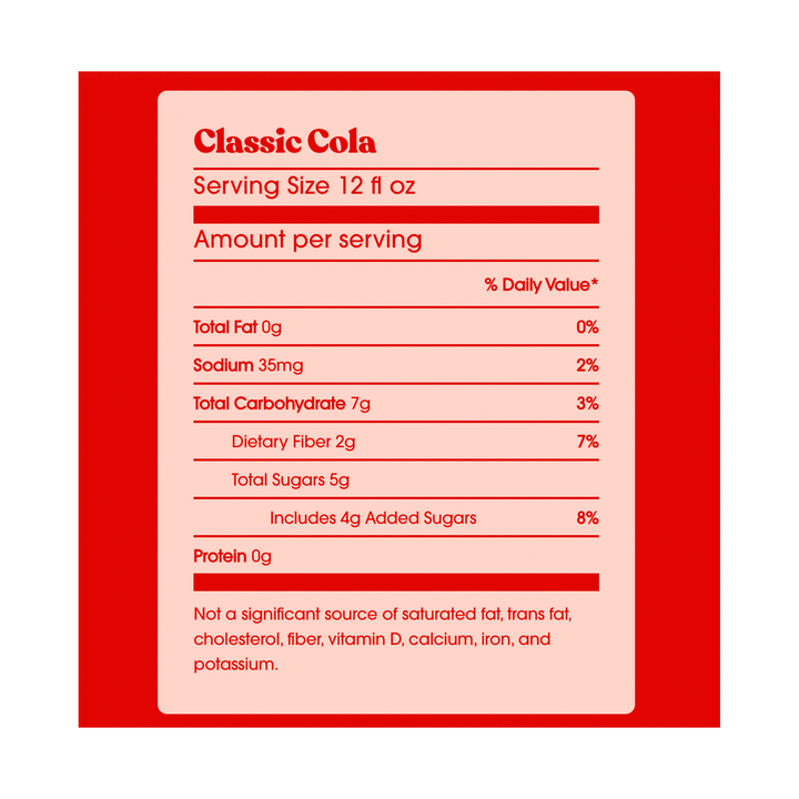 Poppi Classic Cola Prebiotic Soda, 355ml