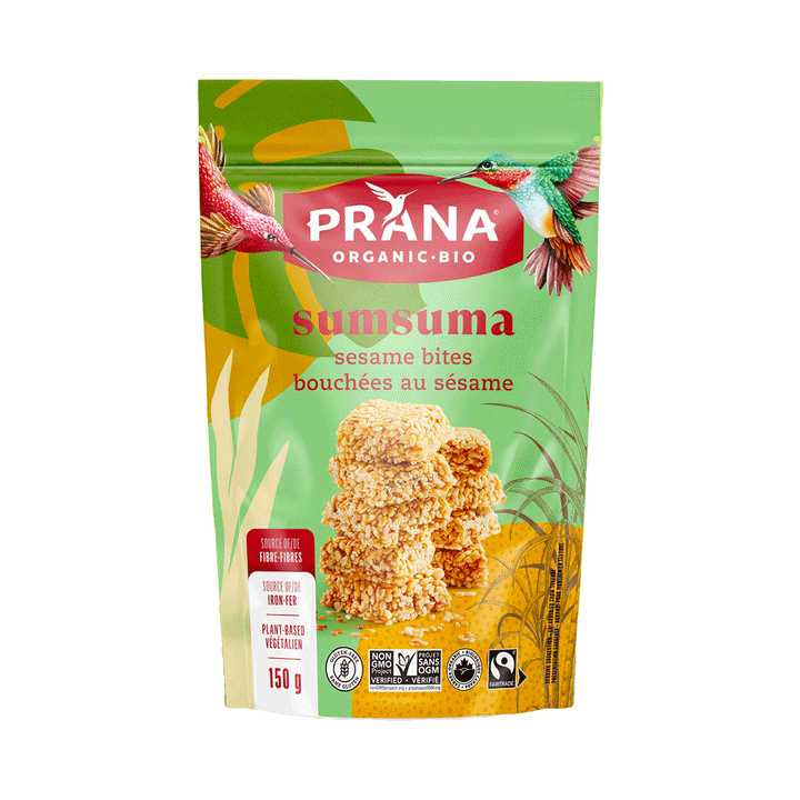 Prana Organic Sesame Bites - Sumsuma, 150g