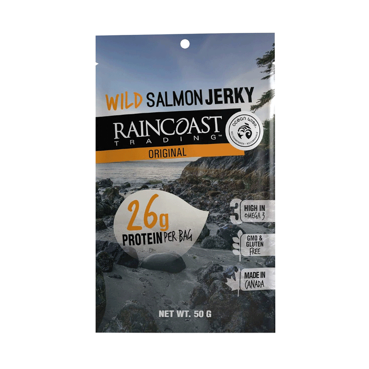 Raincoast Trading Wild Salmon Jerky - Original, 50g