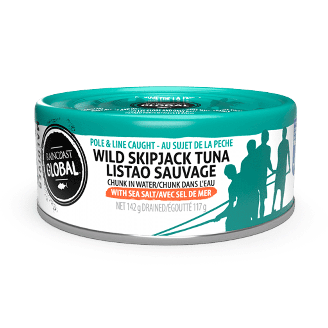 Raincoast Trading Wild Skipjack Tuna With Sea Salt, 142g