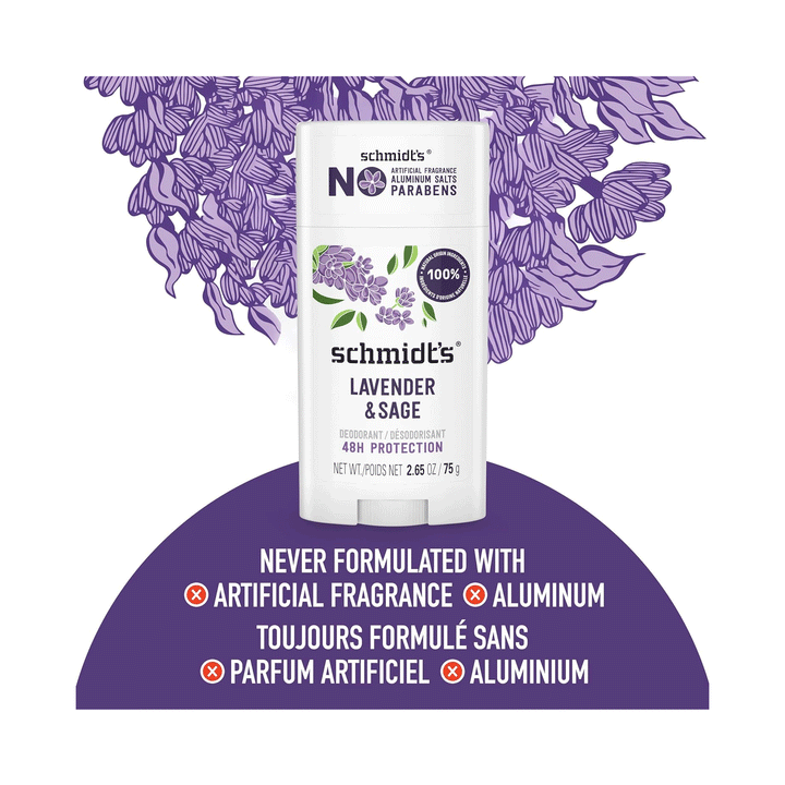 Schmidt's Natural Deodorant Lavender & Sage, 75g
