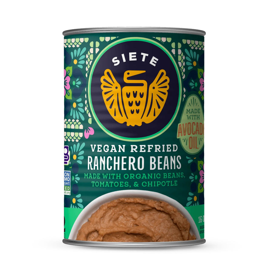 Siete Ranchero Beans With Avocado Oil, 398ml