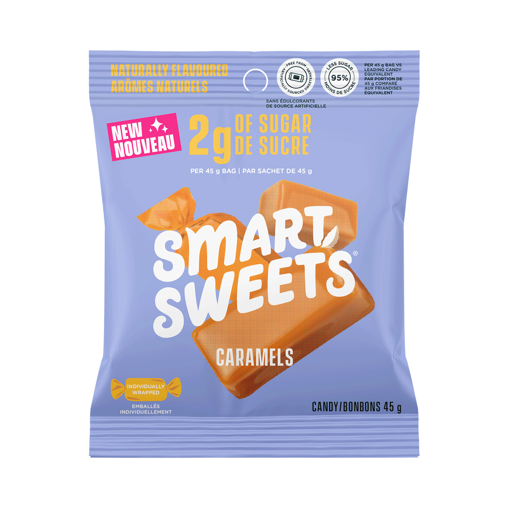 Smart Sweets Low Sugar Caramels, 14x45g