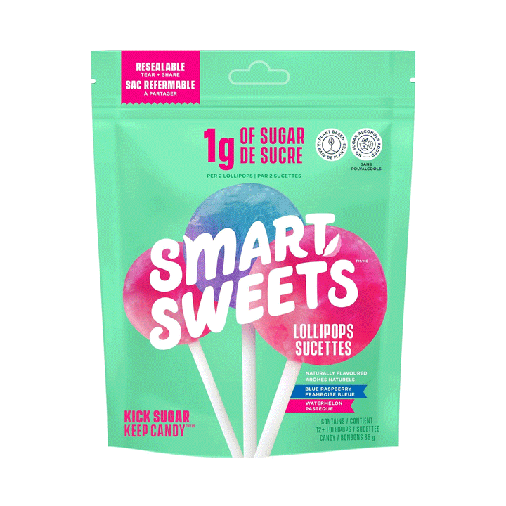 Smart Sweets Lollipops, 86g