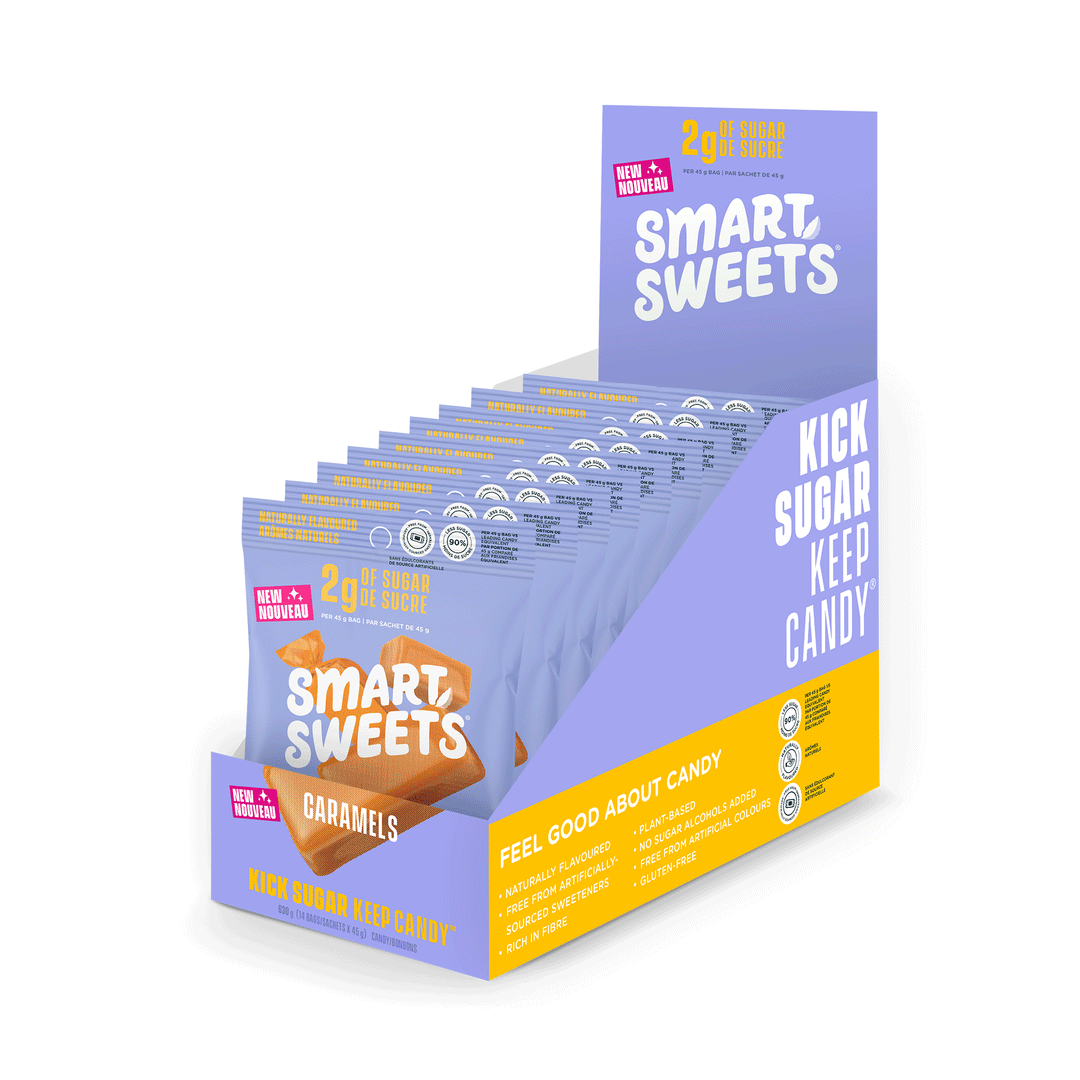 Smart Sweets Low Sugar Caramels, 14x45g