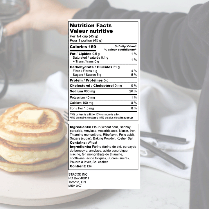 STAC(S) Original Pancake Mix, 720g