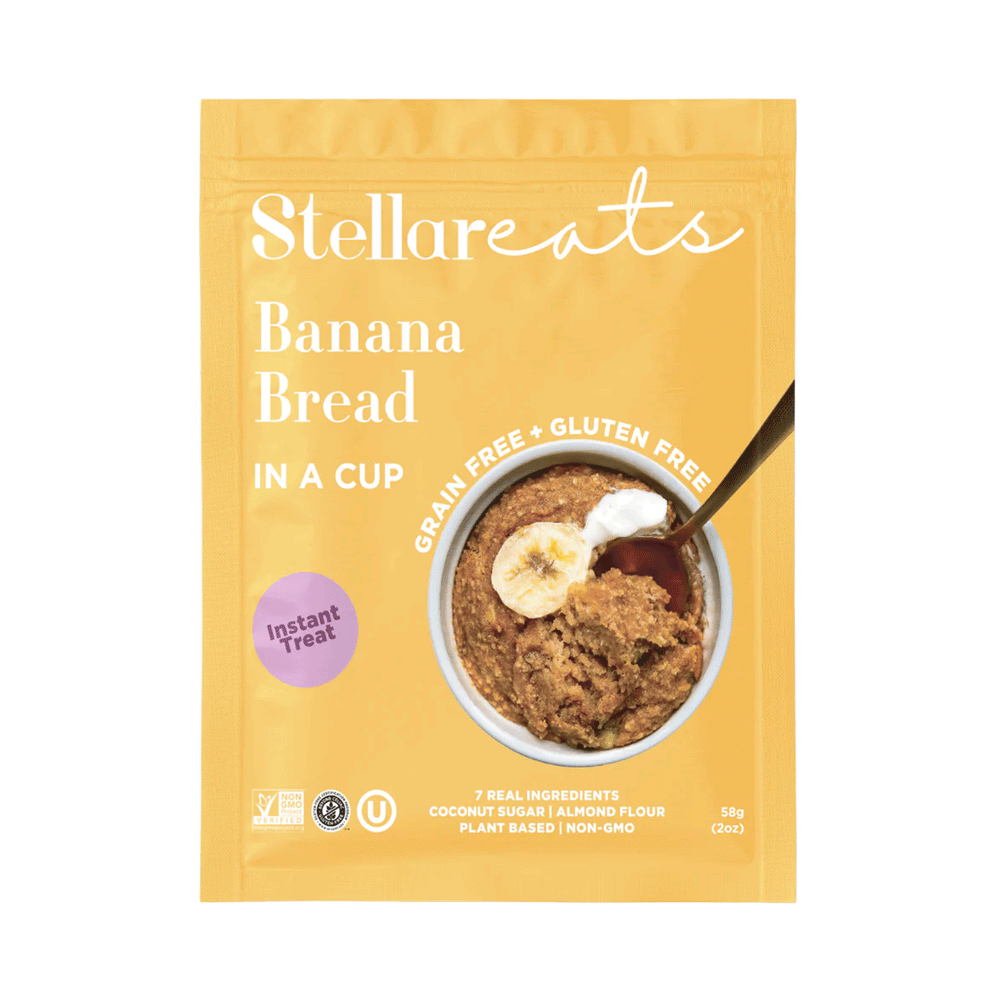 Stellar Eats Instant Treat: Banana Bread In A Cup, 8 Pack