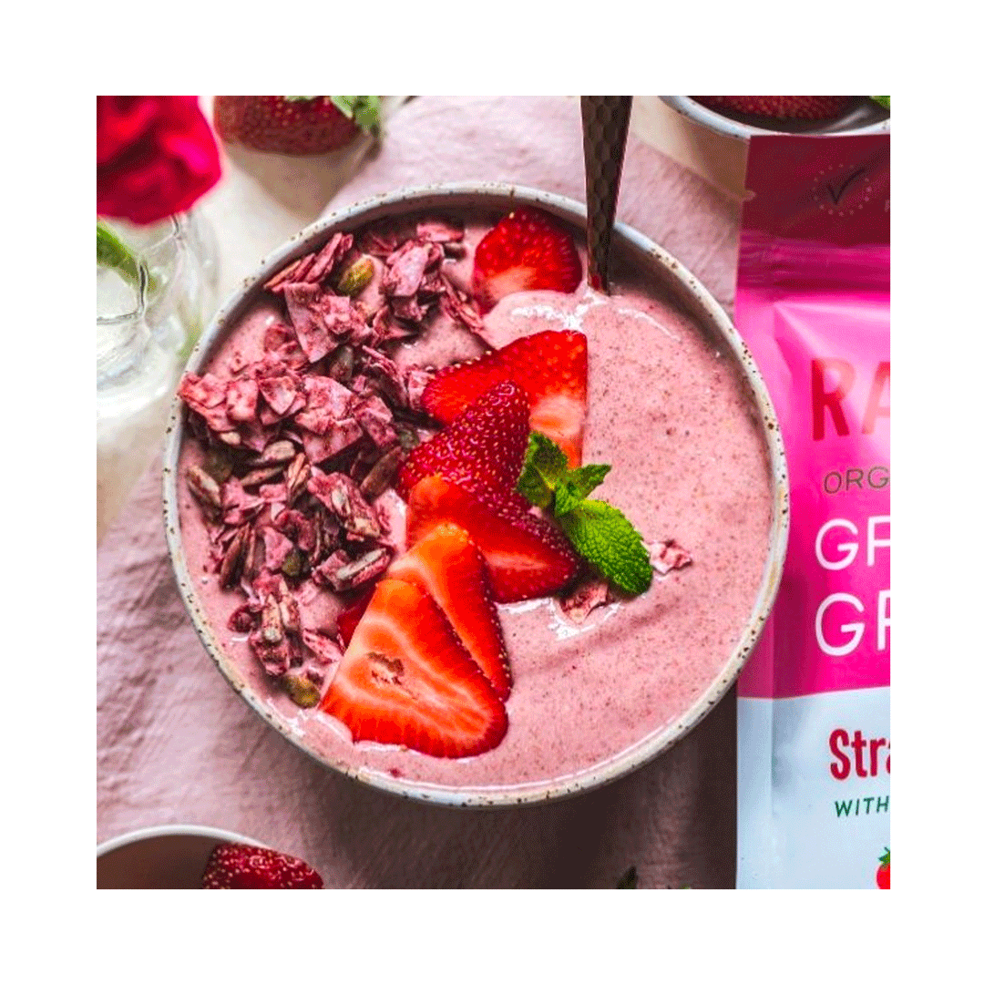 Rawcology Organic Strawberry with Beet Root Granola, 200g