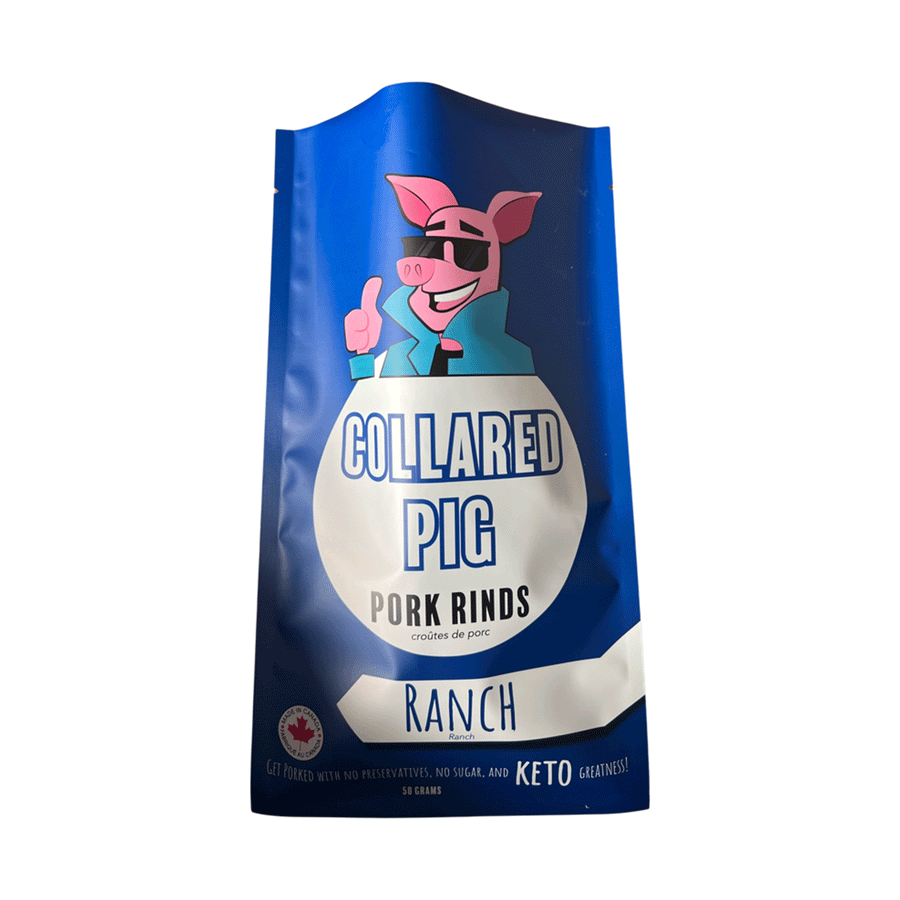 The Collared Pig Ranch Pork Rinds, 50g