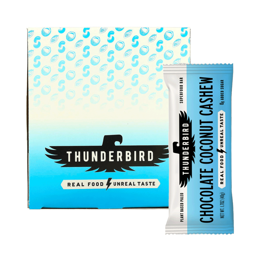 Thunderbird Real Food Bar Chocolate Coconut Cashew, 12x48g