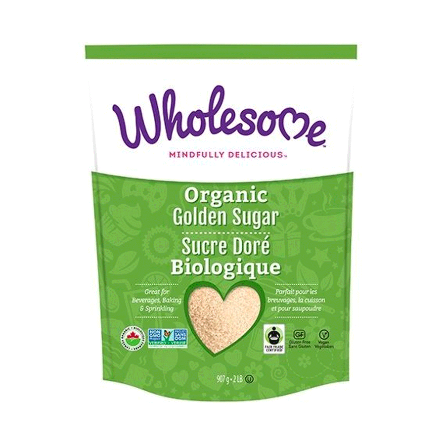 Wholesome Organic Golden Sugar, 907g