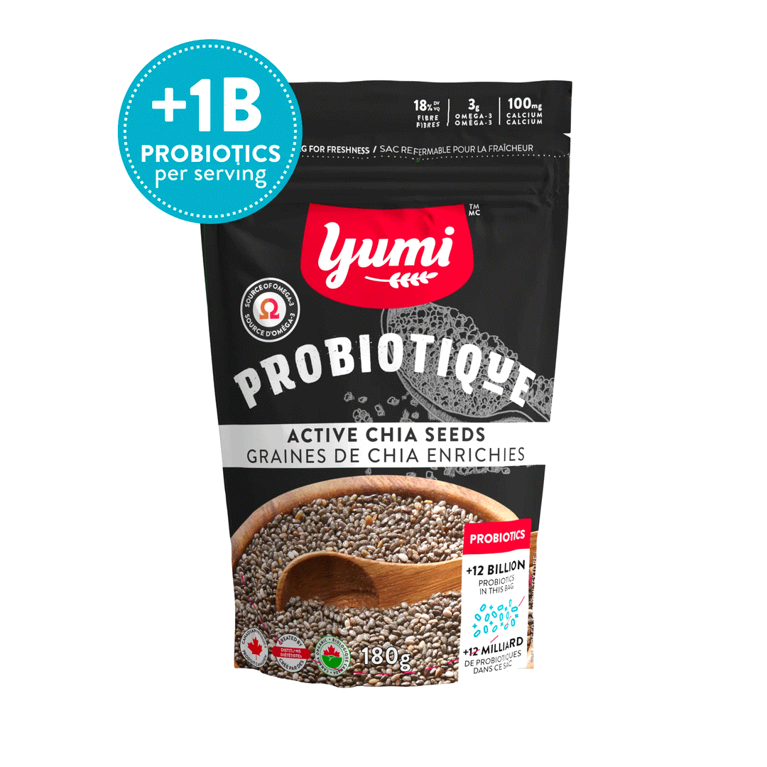 Yumi Organic Probiotique Active Chia Seeds, 180g
