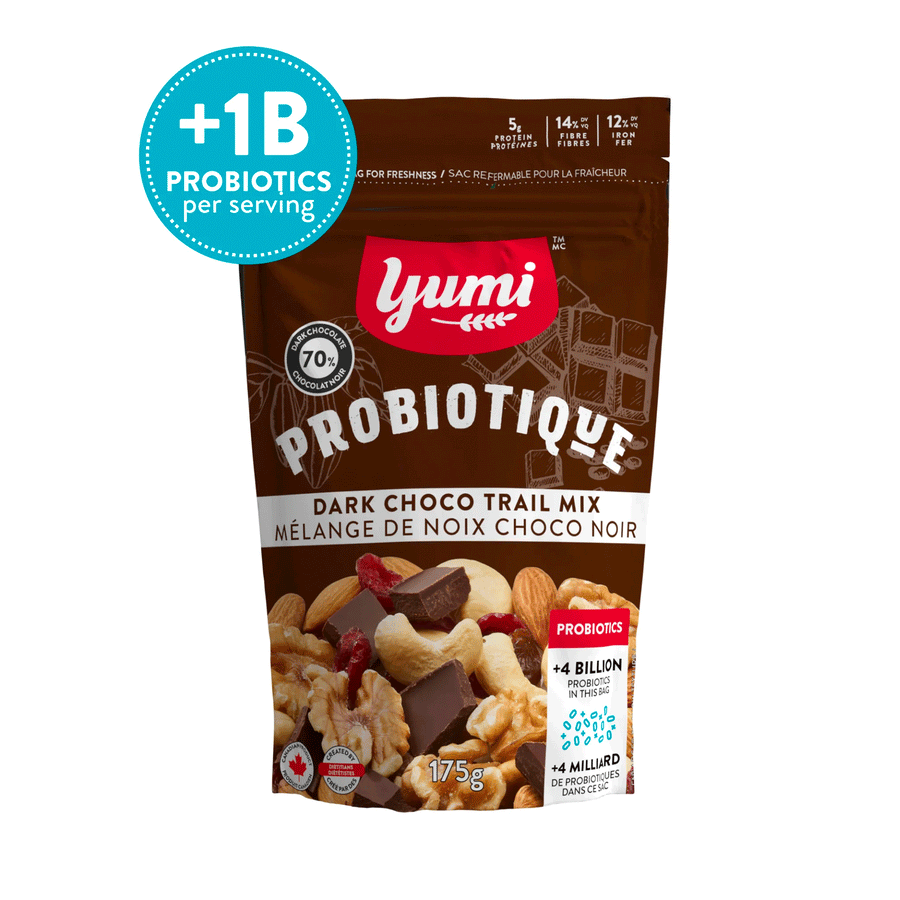 Yumi Organic Probiotique Dark Chocolate Trail Mix, 175g