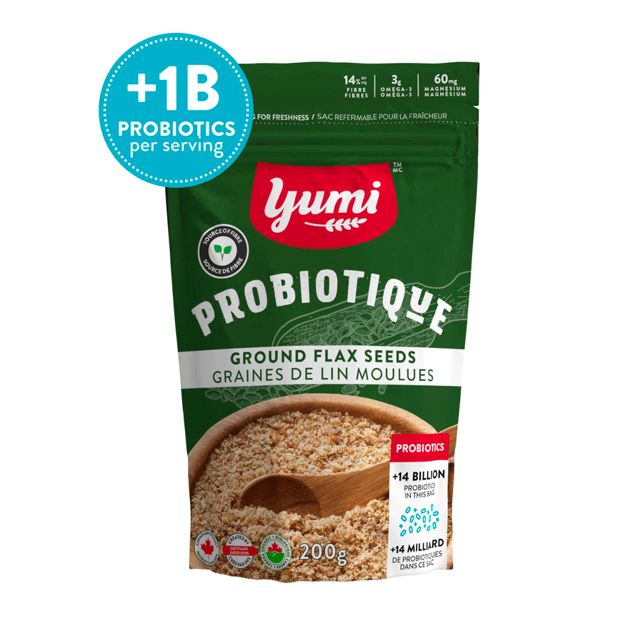 Yumi Organic Probiotique Ground Flax Seeds, 200g