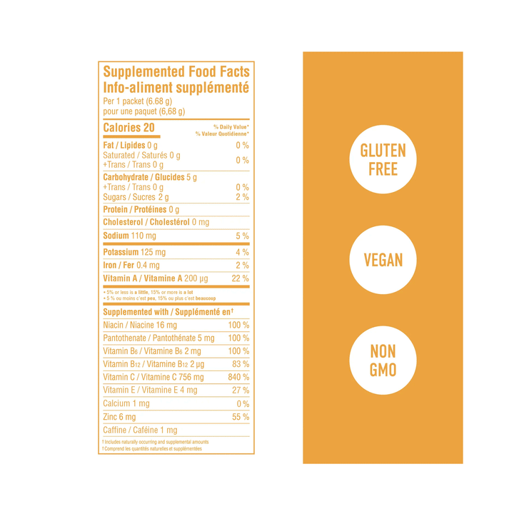 ROAR Organic Tropical Twist Vitamin & Electrolyte Drink Mix, 12 Pack