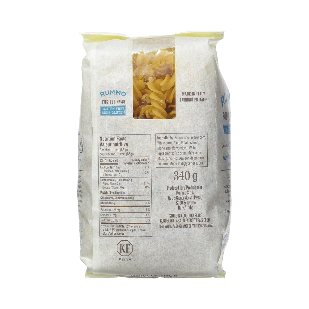 Rummo Fusilli No. 48 Gluten Free, 340g