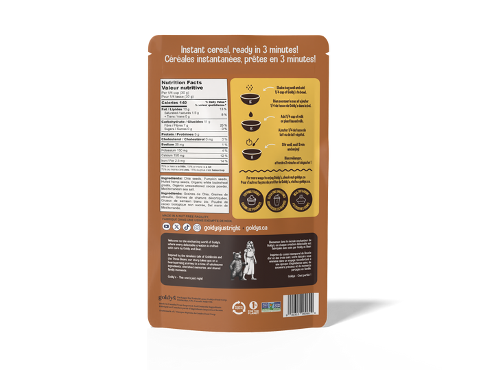 Goldy's Superseed Cereal Salted Cocoa, 225g