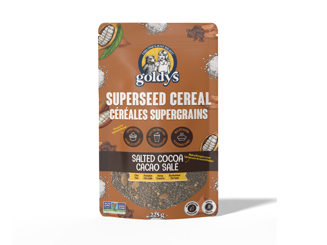 Goldy's Superseed Cereal Salted Cocoa, 225g