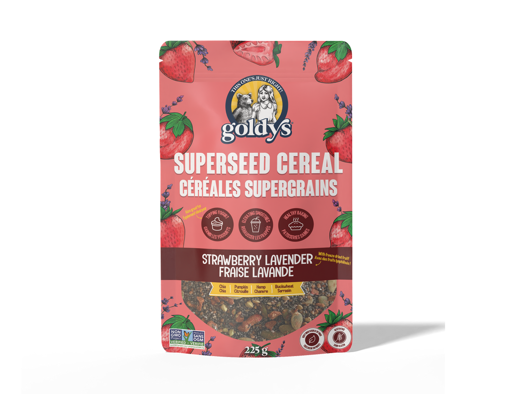 Goldy's Superseed Cereal Strawberry Lavender, 225g