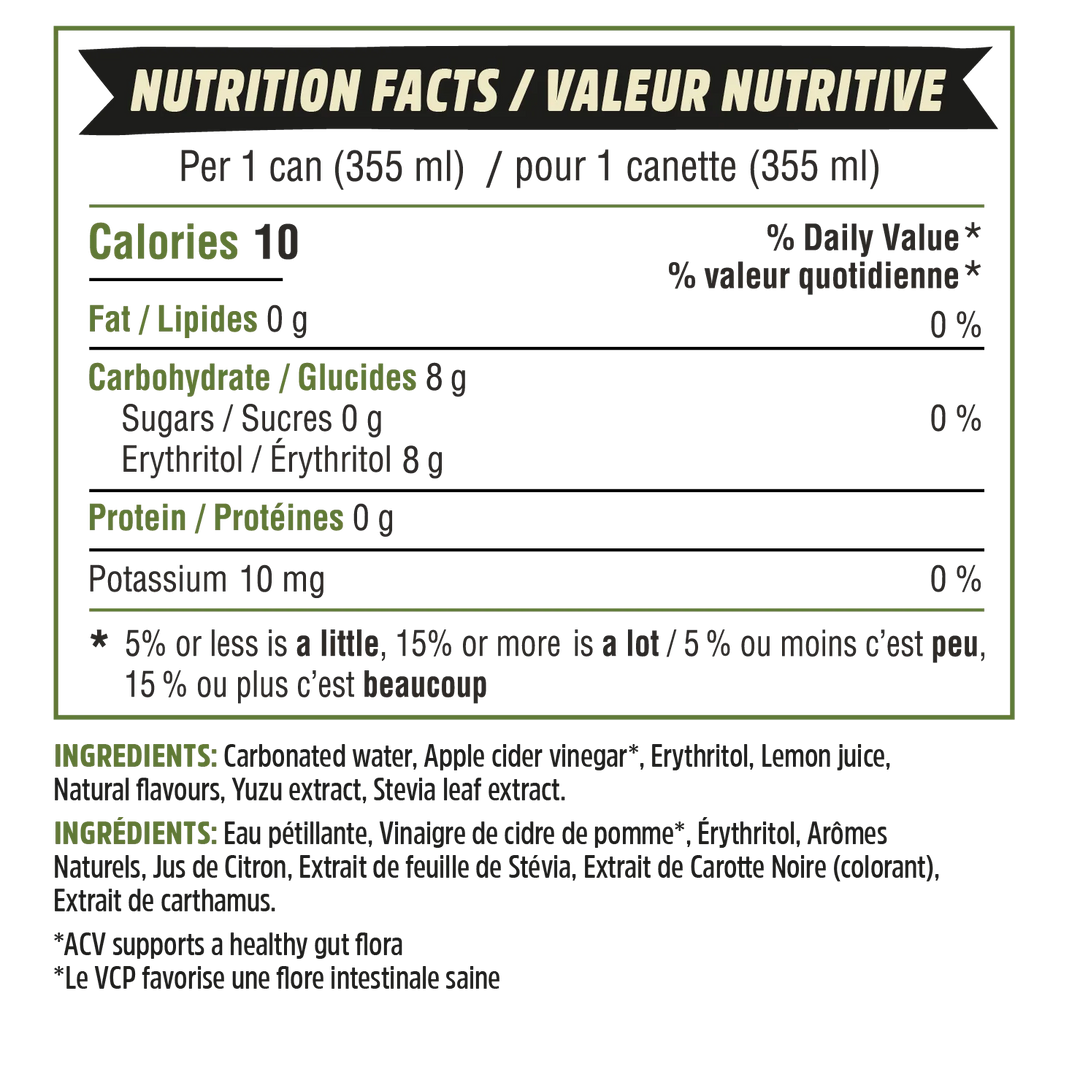 Remedy Sodaly Yuzu Lemon No Sugar, 4x355ml