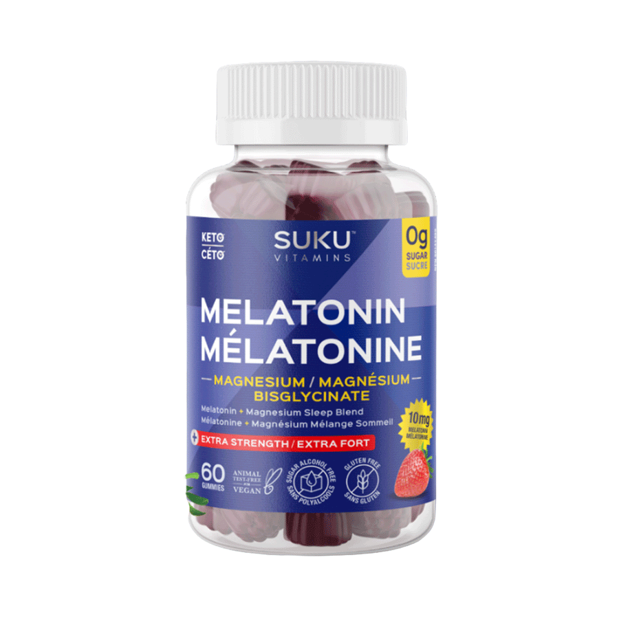 Suku Vitamins - Melatonin Magnesium Bisglycinate, 60 Gummies