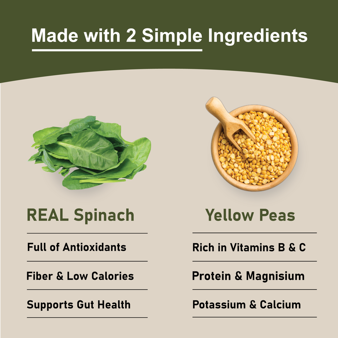 Wellth Foods Yellow Pea & Spinach Rotini, 340g