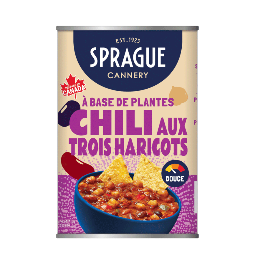 Sprague Organic Triple Bean Chili, 398ml