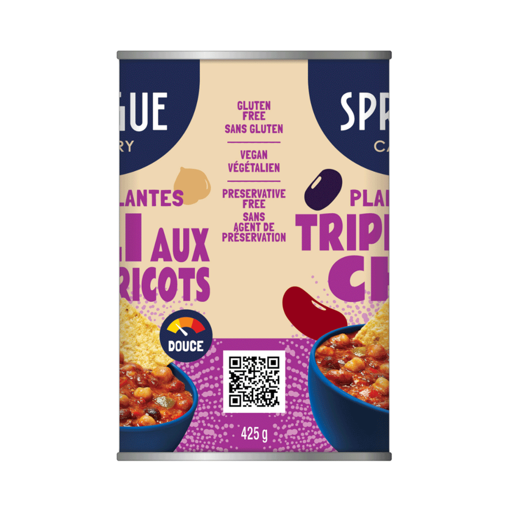Sprague Organic Triple Bean Chili, 398ml