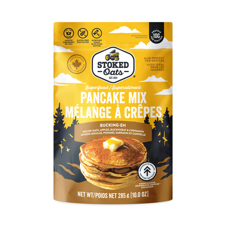 Stoked Oats Bucking-Eh Pancake Mix, 285g