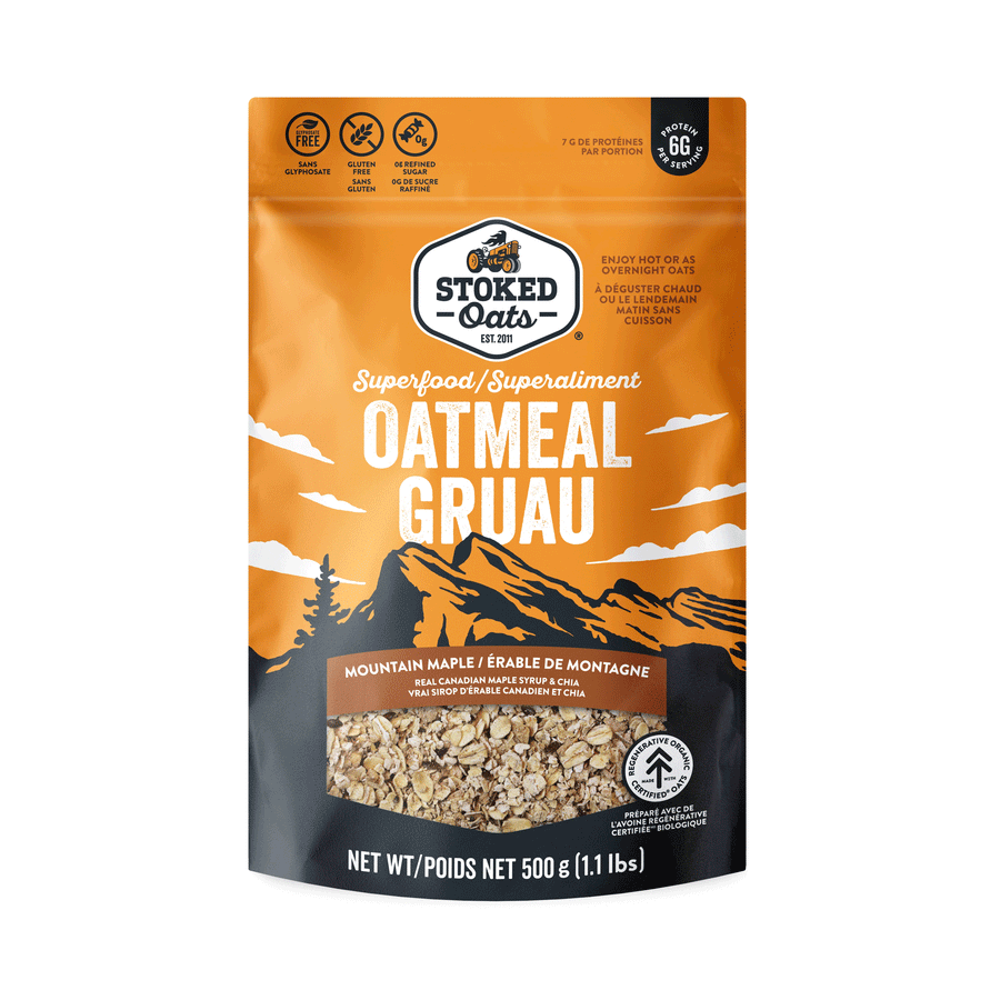 Stoked Oats Mountain Maple Oatmeal Blend, 500g