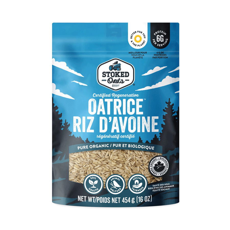 Stoked Oats Organic Pure Oatrice, 454g