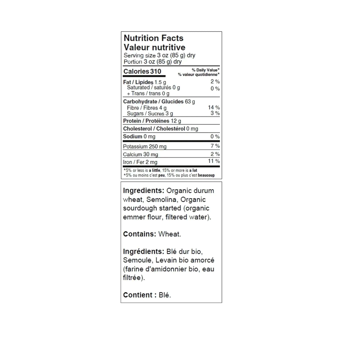 Bionaturae Organic Sourdough Fusili, 340g
