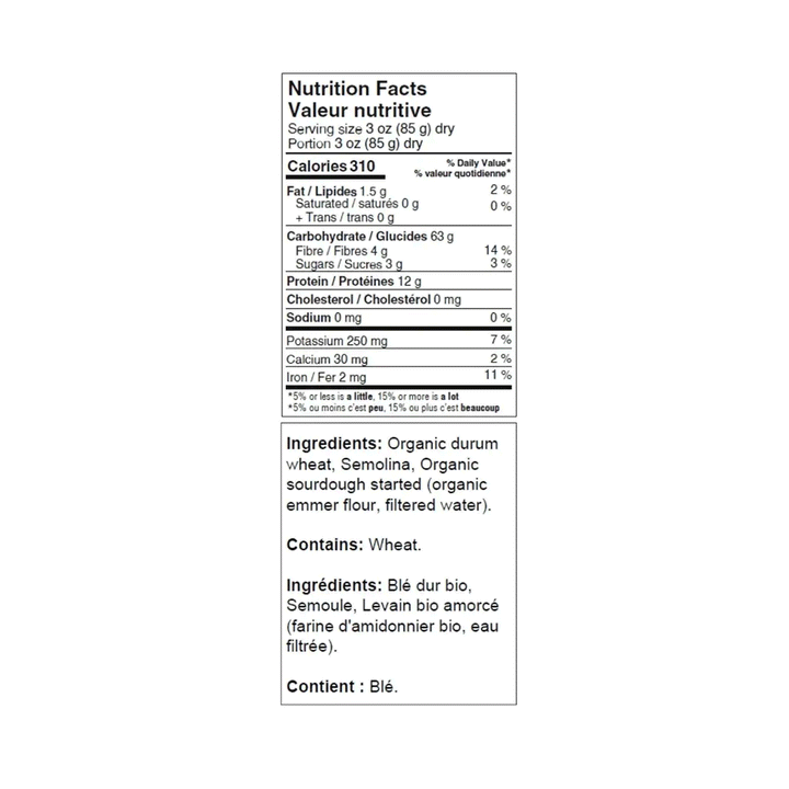 Bionaturae Organic Sourdough Fusili, 340g